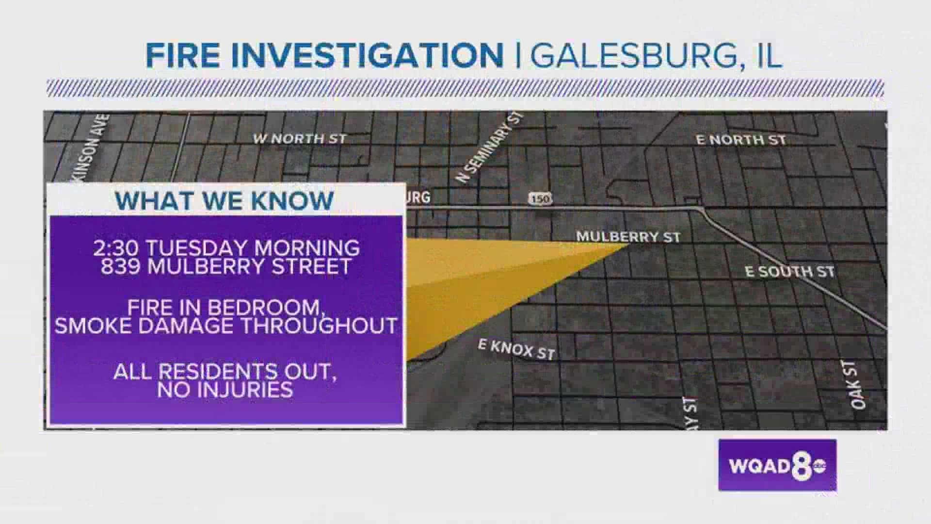 A brief update on the Galesburg Fire.