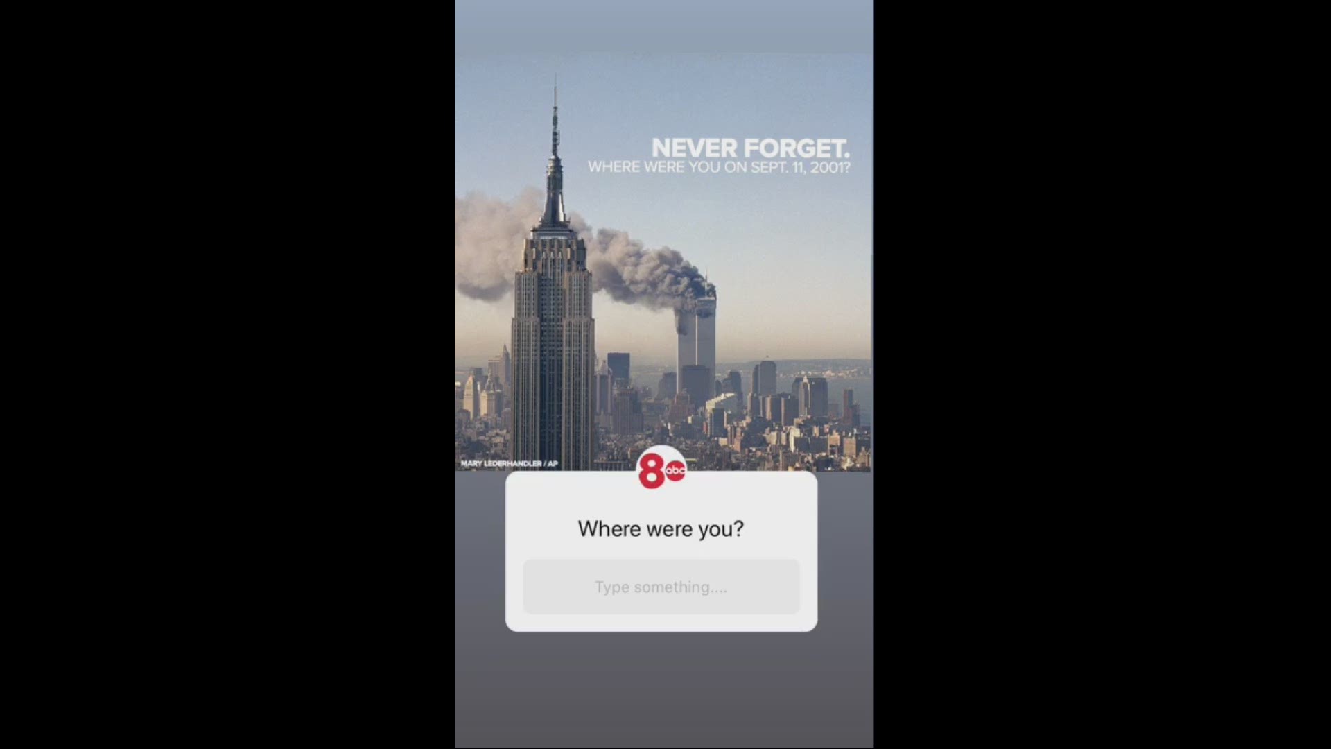 Memories from 9/11 - where were you when you found out?