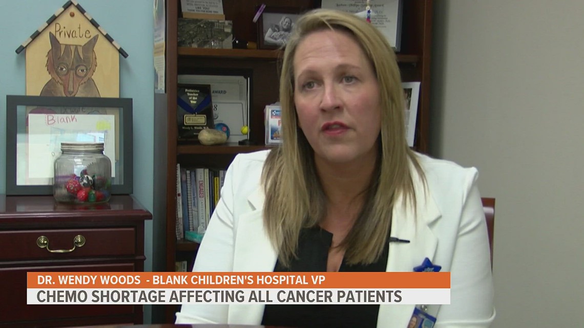 Chemotherapy shortage limiting treatment for all cancer patients, from