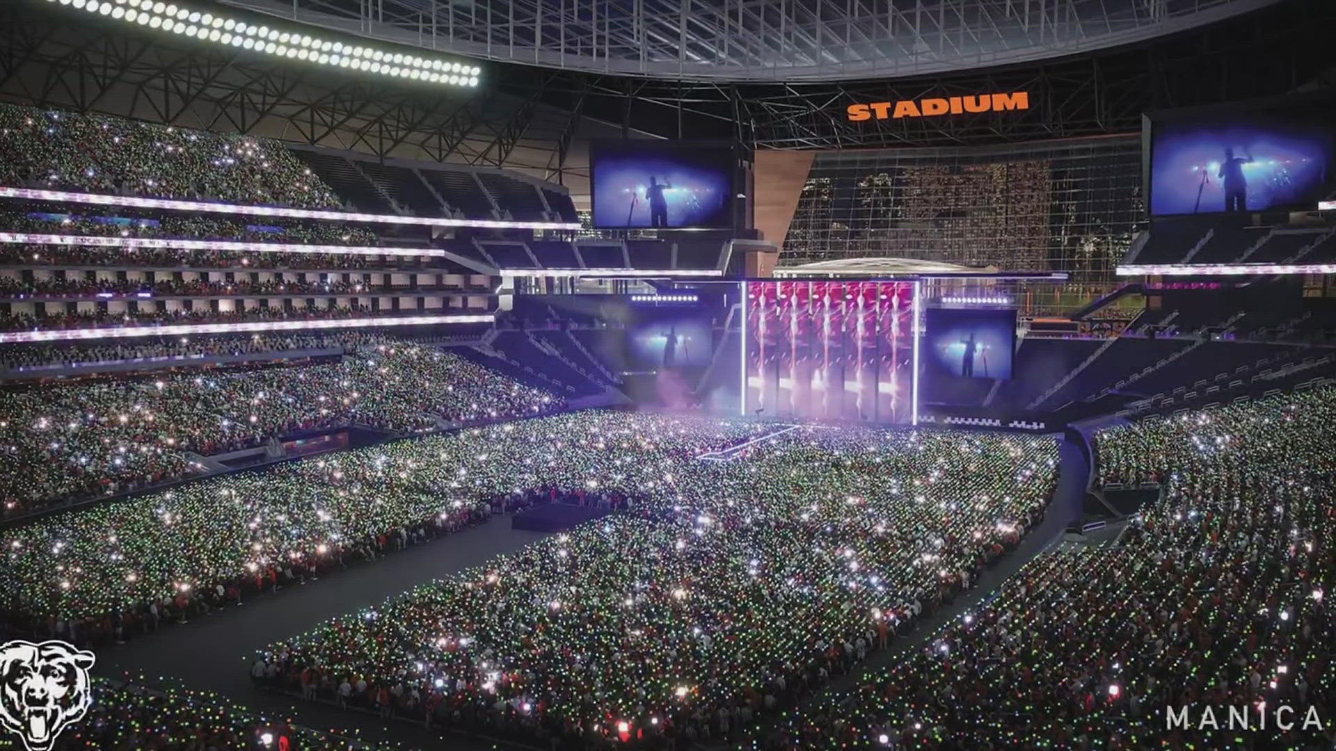 The Bears unveiled a nearly $5 billion plan calling for public funding last week for an enclosed facility to be built next to their longtime home at Soldier Field.
