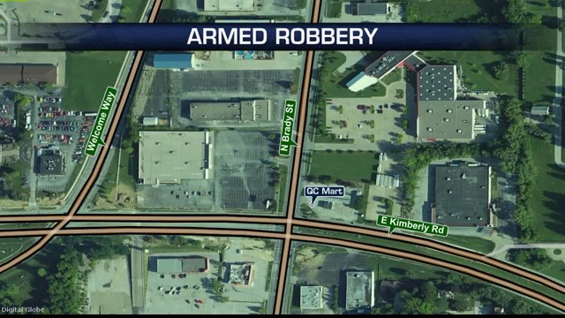 Armed robbery at QC Mart in Davenport