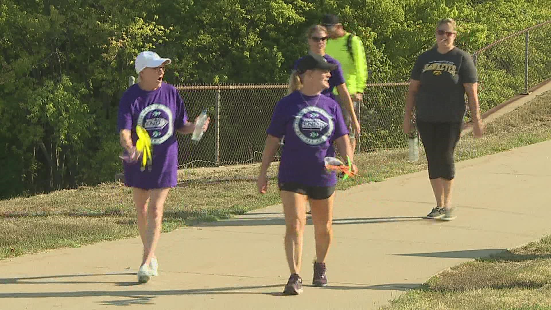 Around 150 people attended the third annual Walk to End Alzheimer's event in Clinton, raising $27,000.