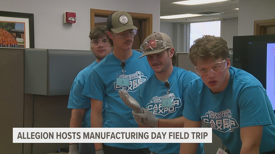 Allegion teaching students about the manufacturing industry - Vimarsana News