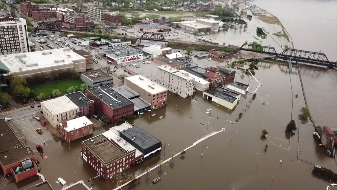 Downtown Davenport Flood Of 2019 | Wqad.com