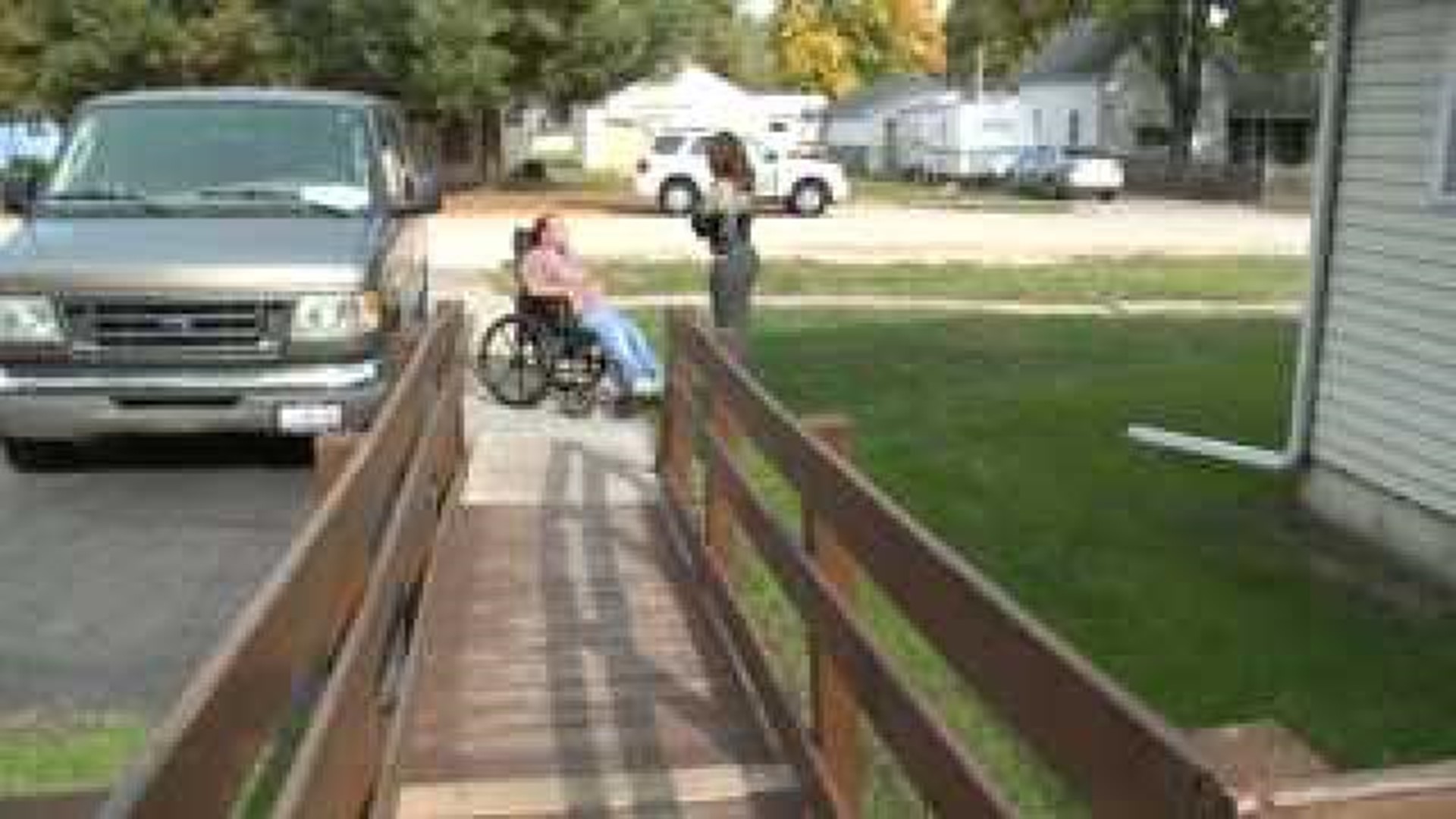 Man in wheelchair ask Quad Cities for help