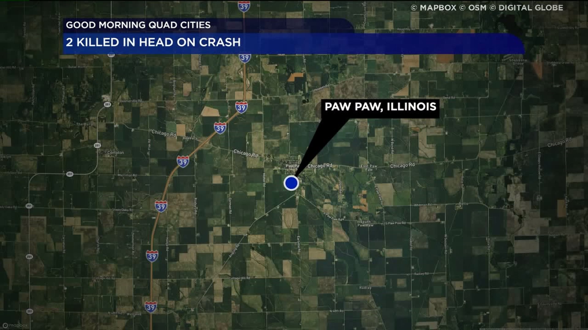 Two People Killed in Lee County, Illinois Crash