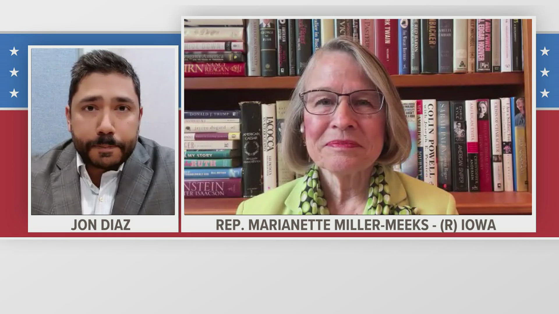 News 8's Jon Diaz sits down to chat with Congresswoman Marianette Miller-Meeks to learn what her policy would be focused on if re-elected.