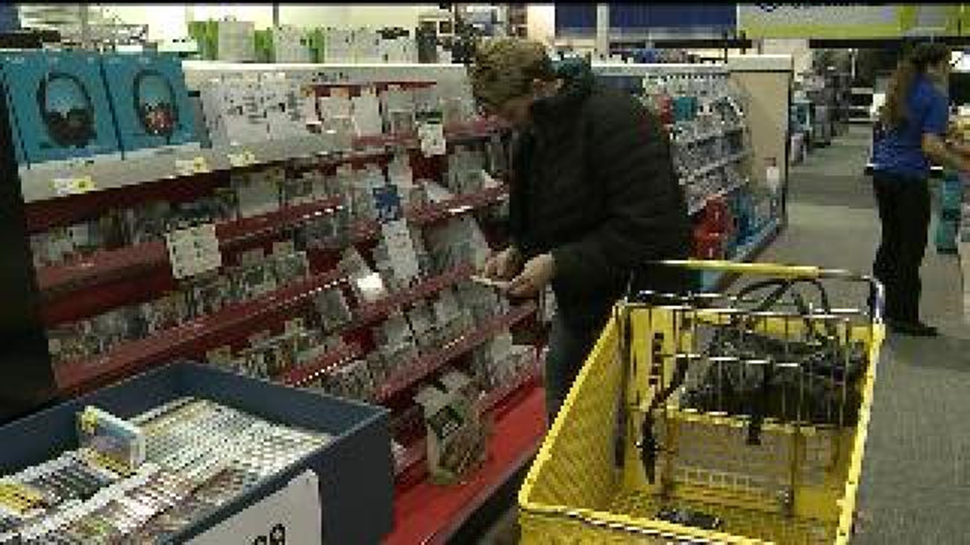 Super Saturday shoppers race against the storm