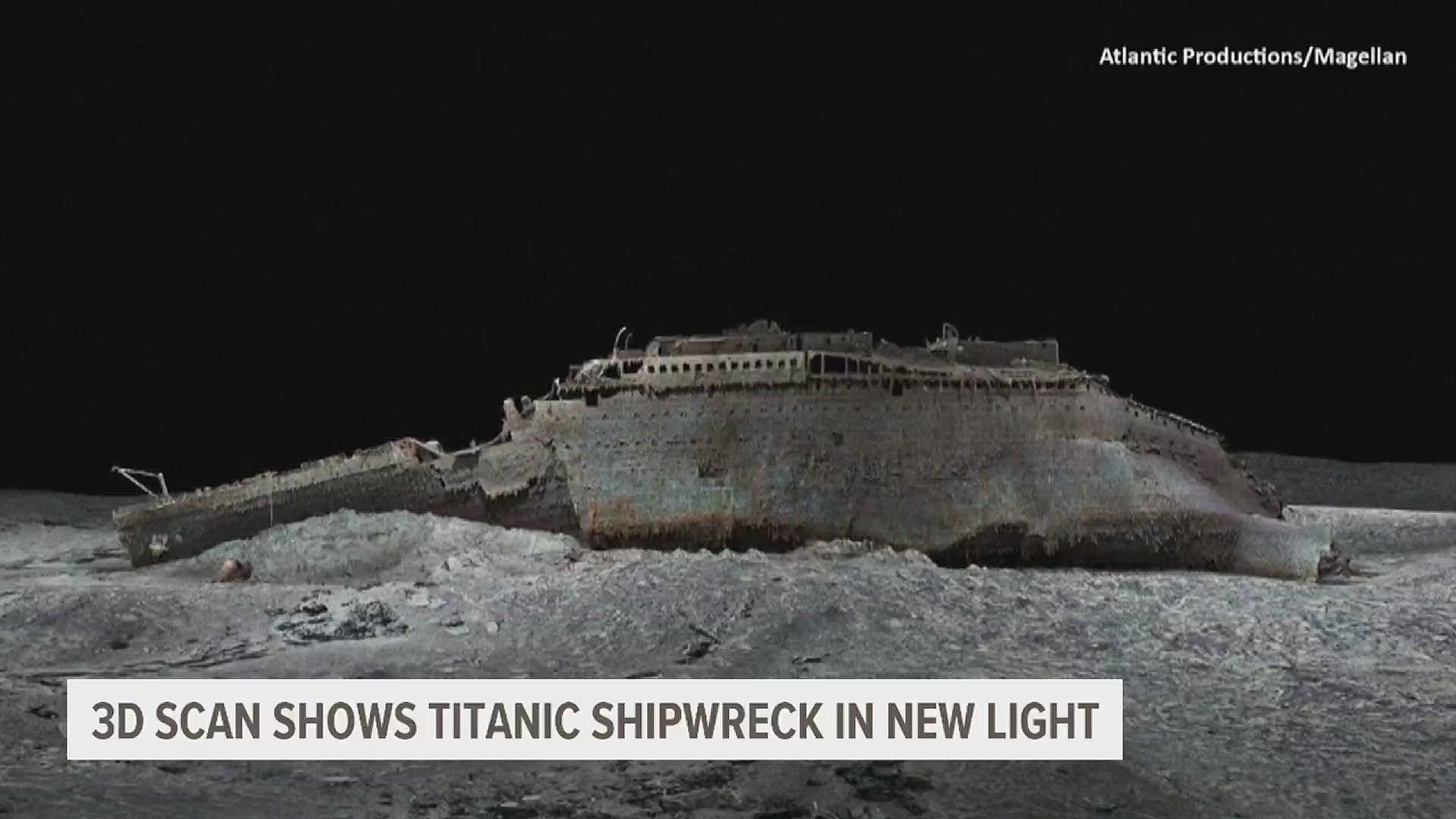 researchers spent six week in the northern Atlantic mapping the shipwreck. The team hopes to use the scan to learn more about how the sunken ship met its fate.