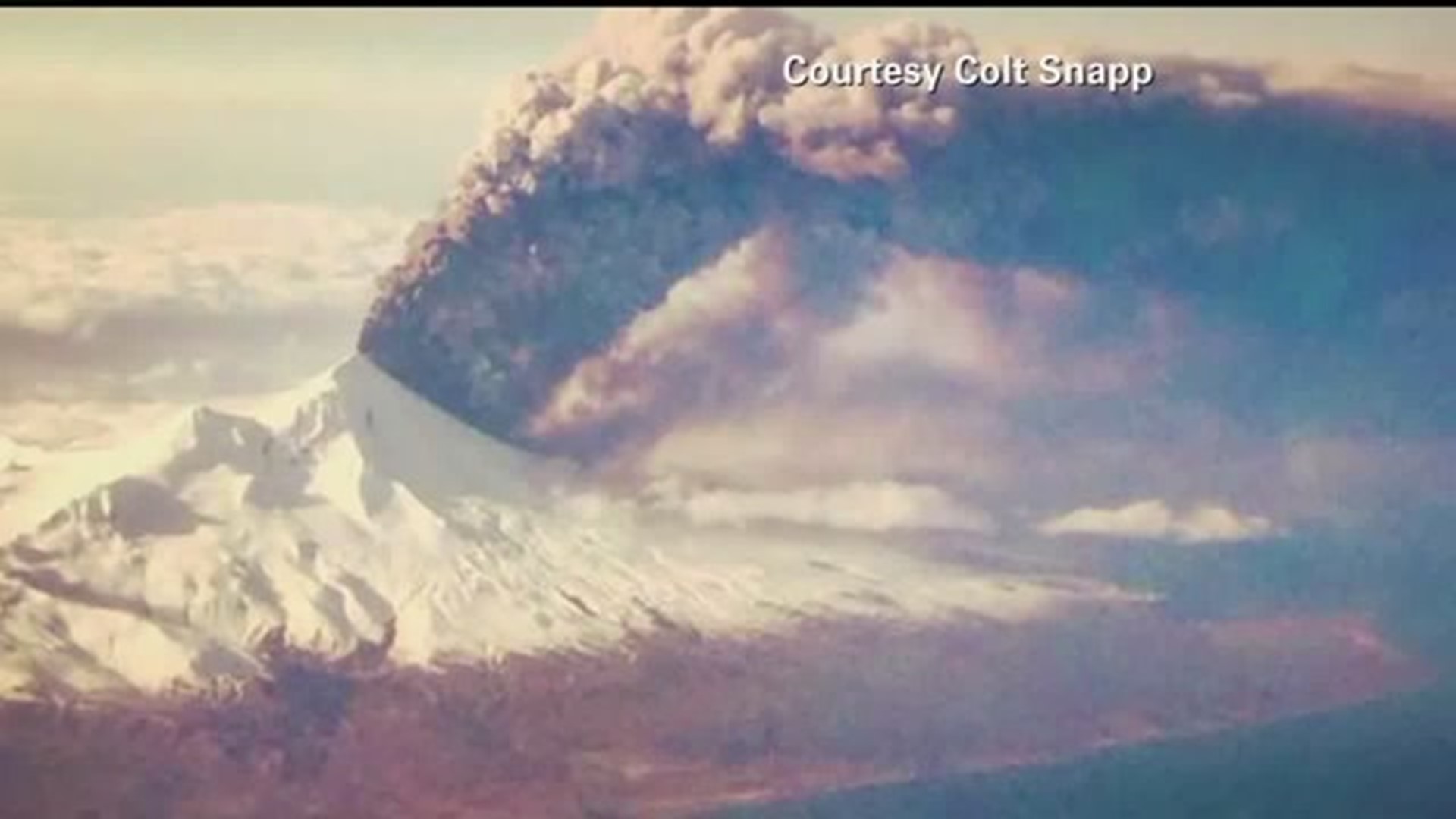 Volcano erupts in Alaska
