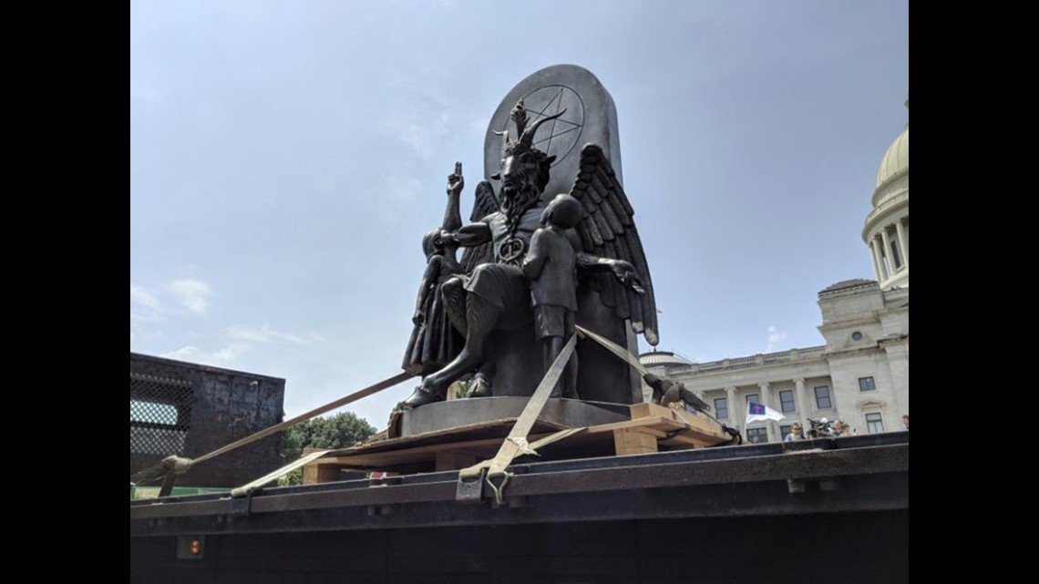 Satanists Unveil Statue At Arkansas Capitol In Little Rock