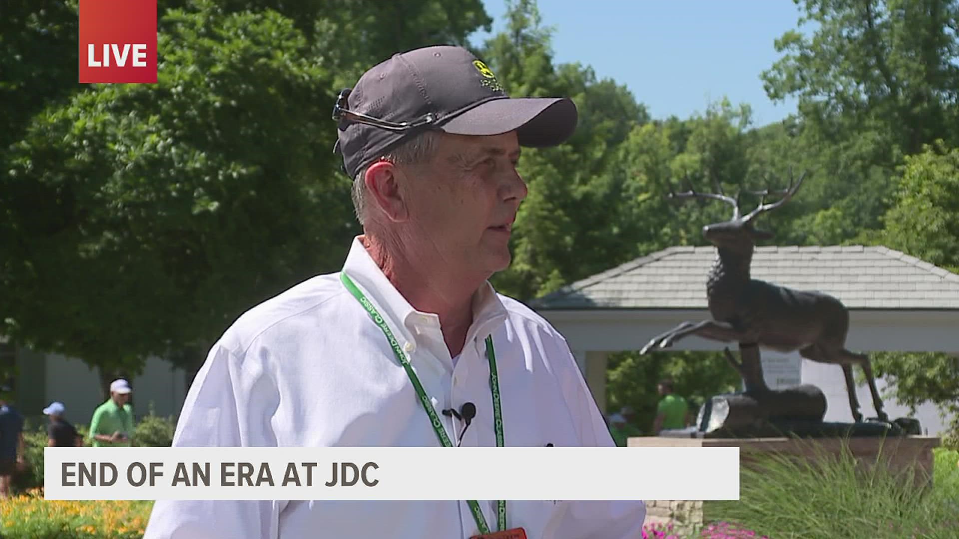 Clair Peterson was named tournament director for the John Deere Classic back in 2002. This will be his last year in the position.