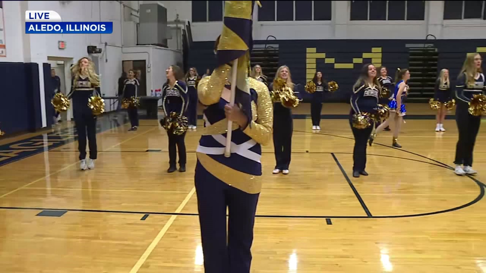 Mercer County Band Performs School Song