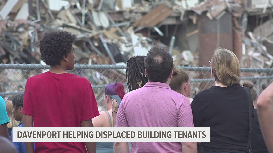 City of Davenport giving financial aid to families, businesses displaced by building collapse