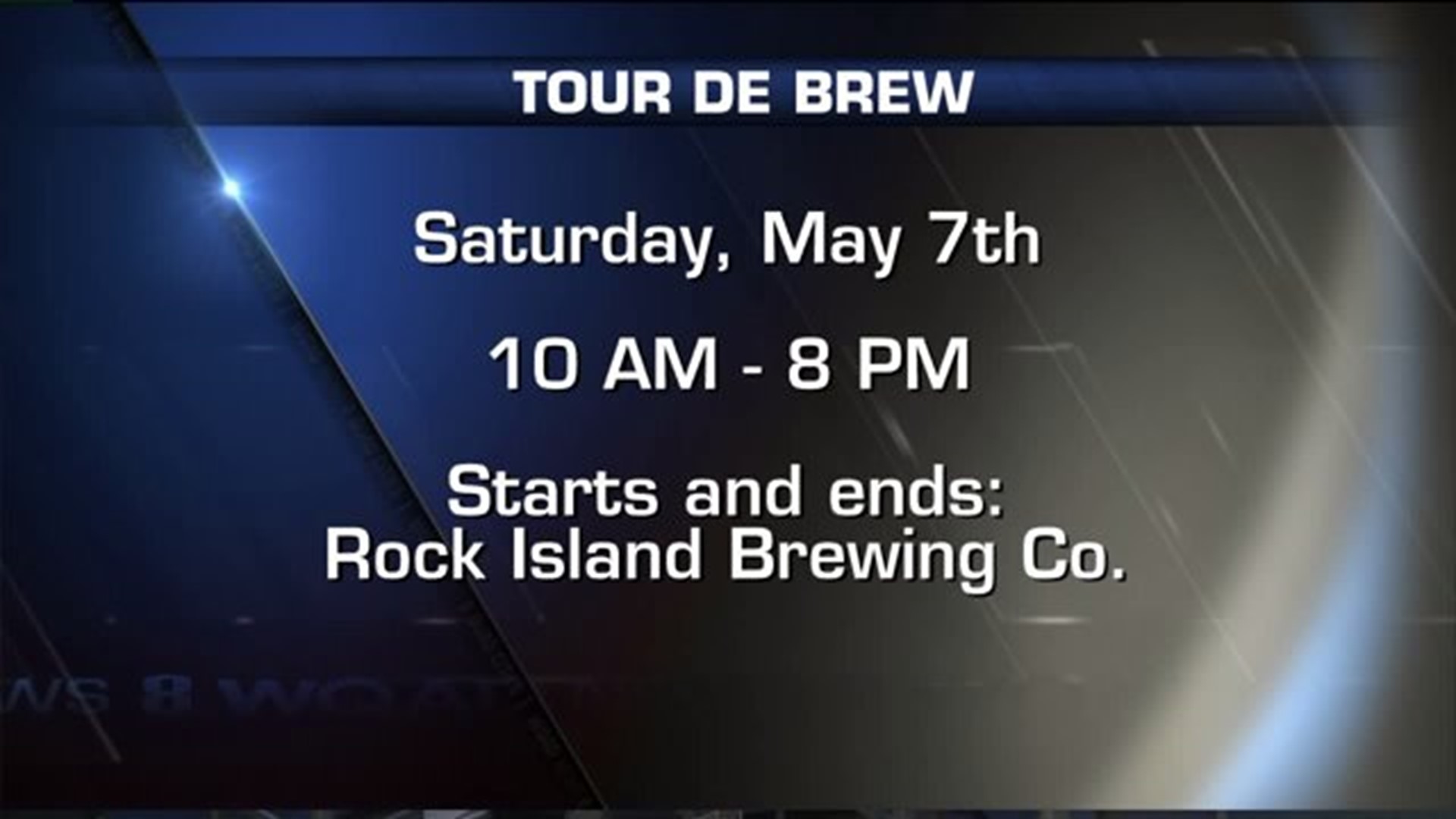 Tour de Brew is May 7