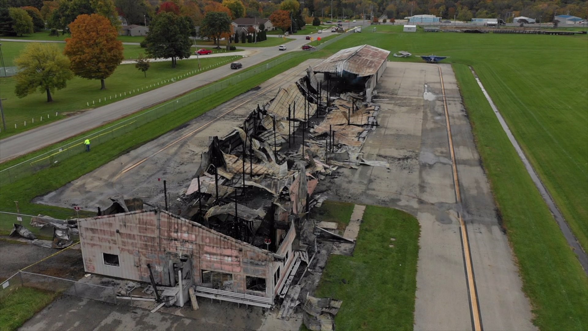 Monmouth pilots mourning loss of history after hangar destroyed by fire