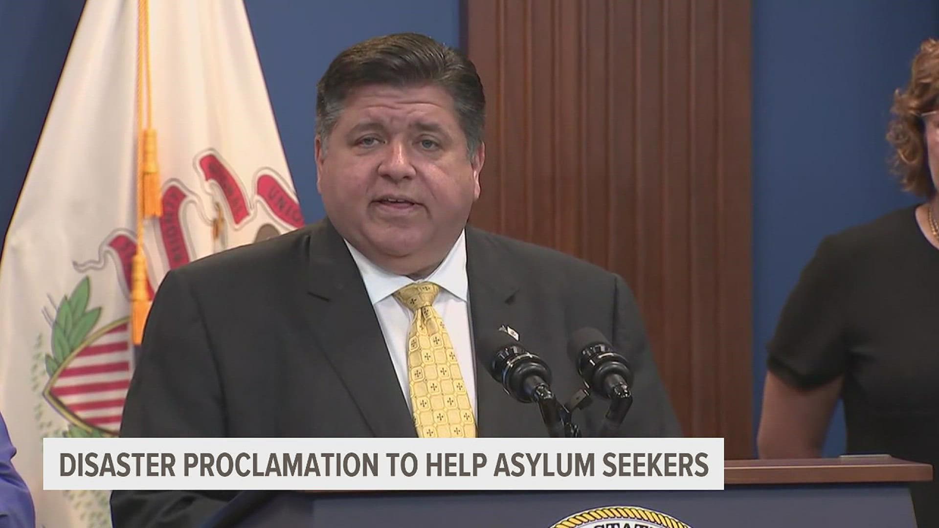 Gov. Pritzker is requesting the help after Texas Gov. Greg Abbott's ordering of the shipping of migrants to Democrat-leaning cities across the country.