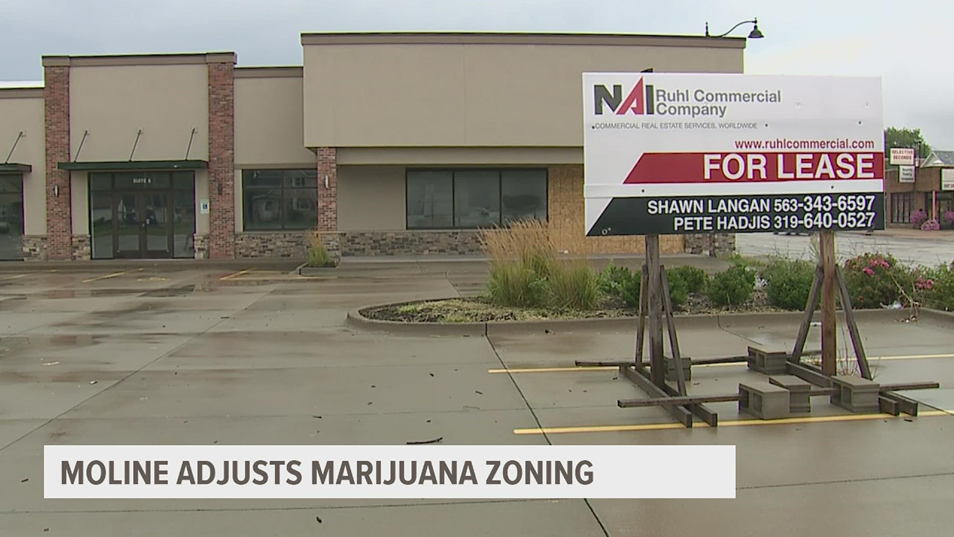 Moline updates marijuana zoning for new dispensary location