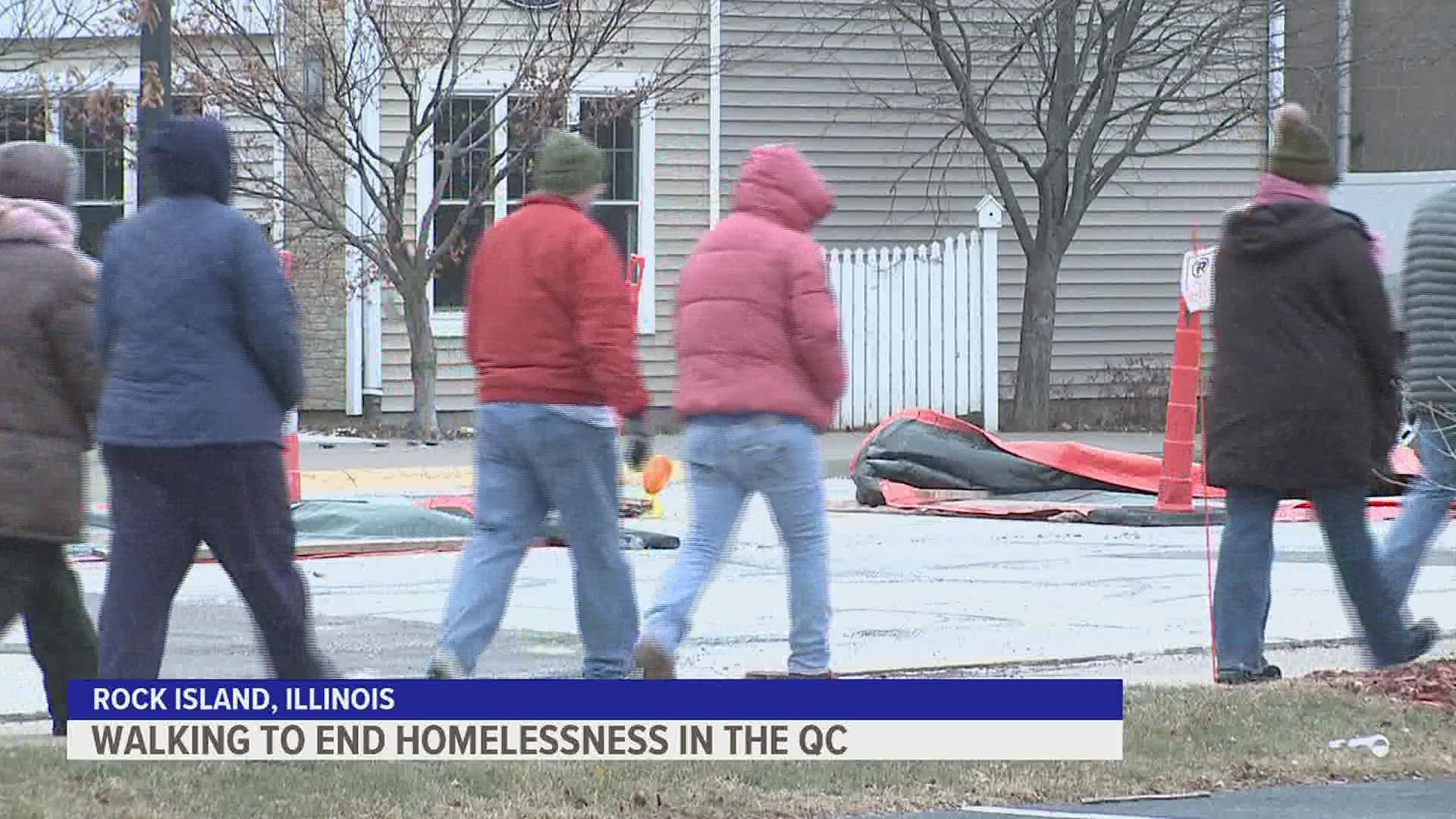 Christian Care's 'Frigid Feet' walk raises awareness for homeless Quad