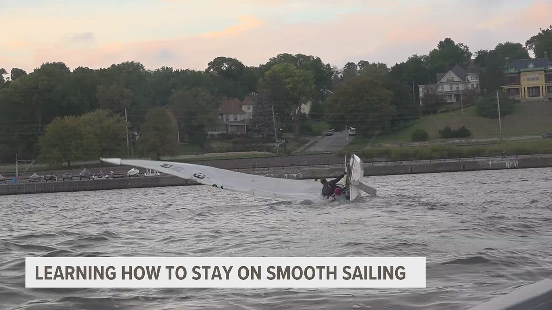 Roughly a dozen boaters learned what to do if their boat takes on a bit more water than they expect.