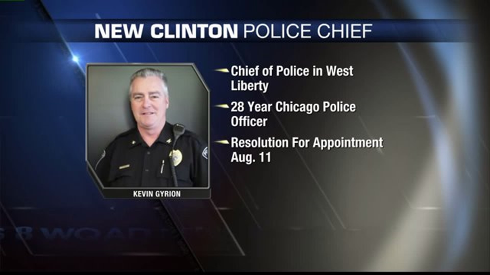 Clinton announces new Police Chief