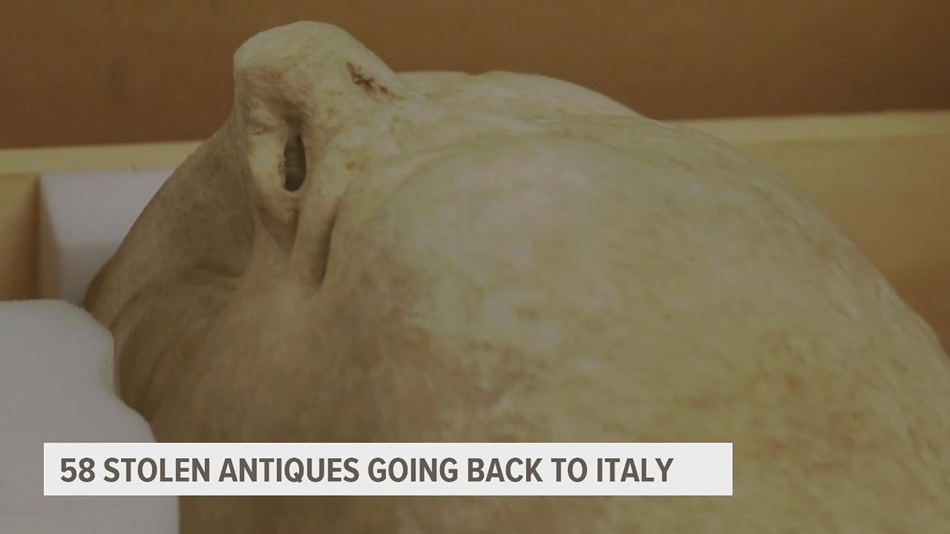 The unit has recovered more than $58 million in stolen antiques over the years.