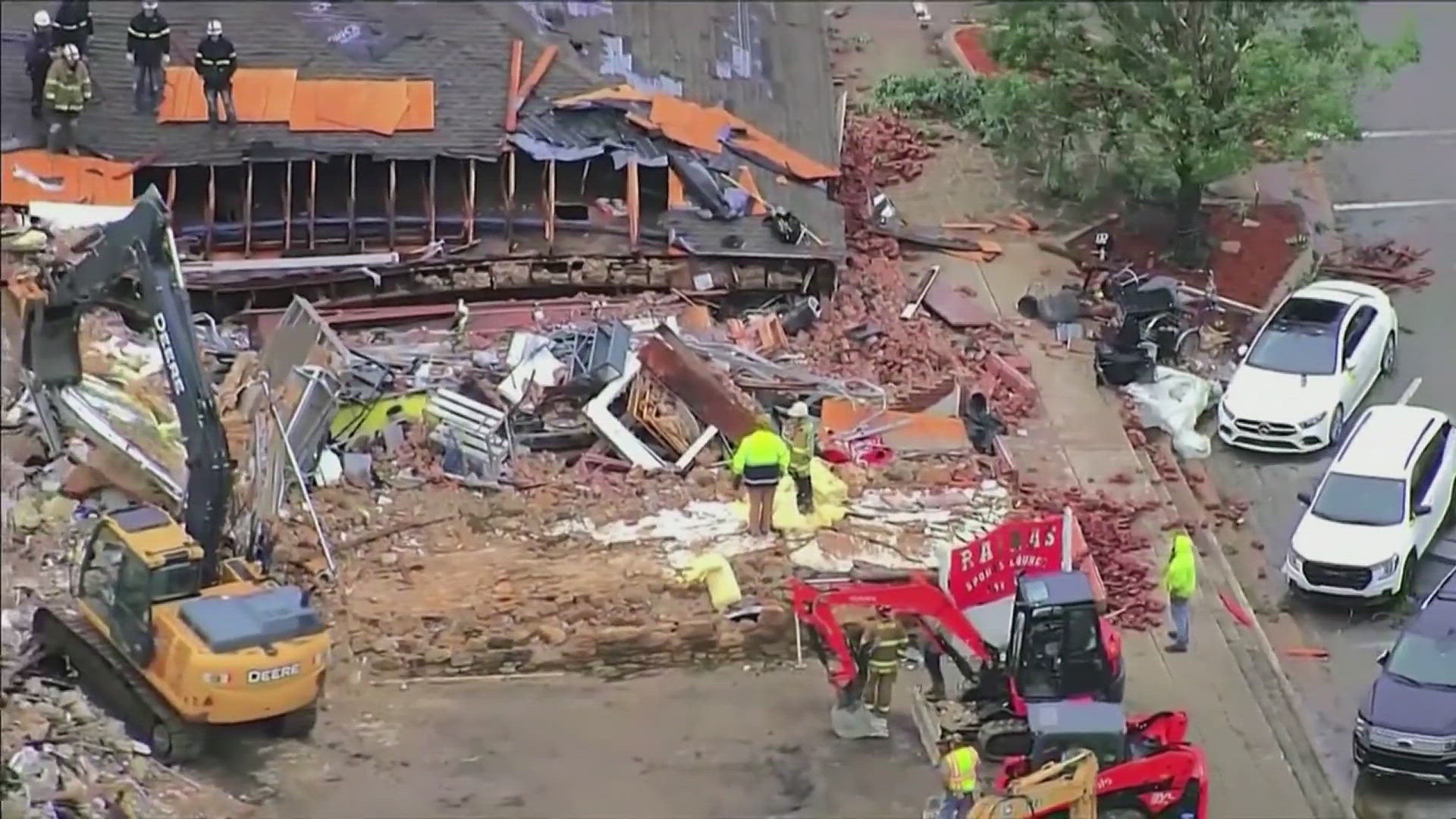 Four people were killed in Oklahoma, including a four-month-old baby. Oklahoma's governor said he received a report saying the state was hit by an EF-4 tornado.