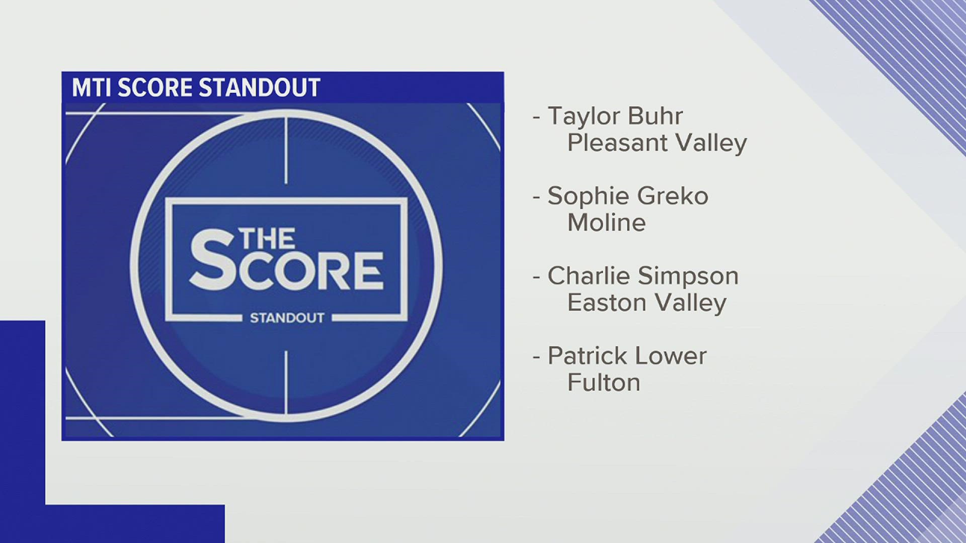 Vote for this weeks MTI Score Standout. Poll is open until Thursday at Noon.