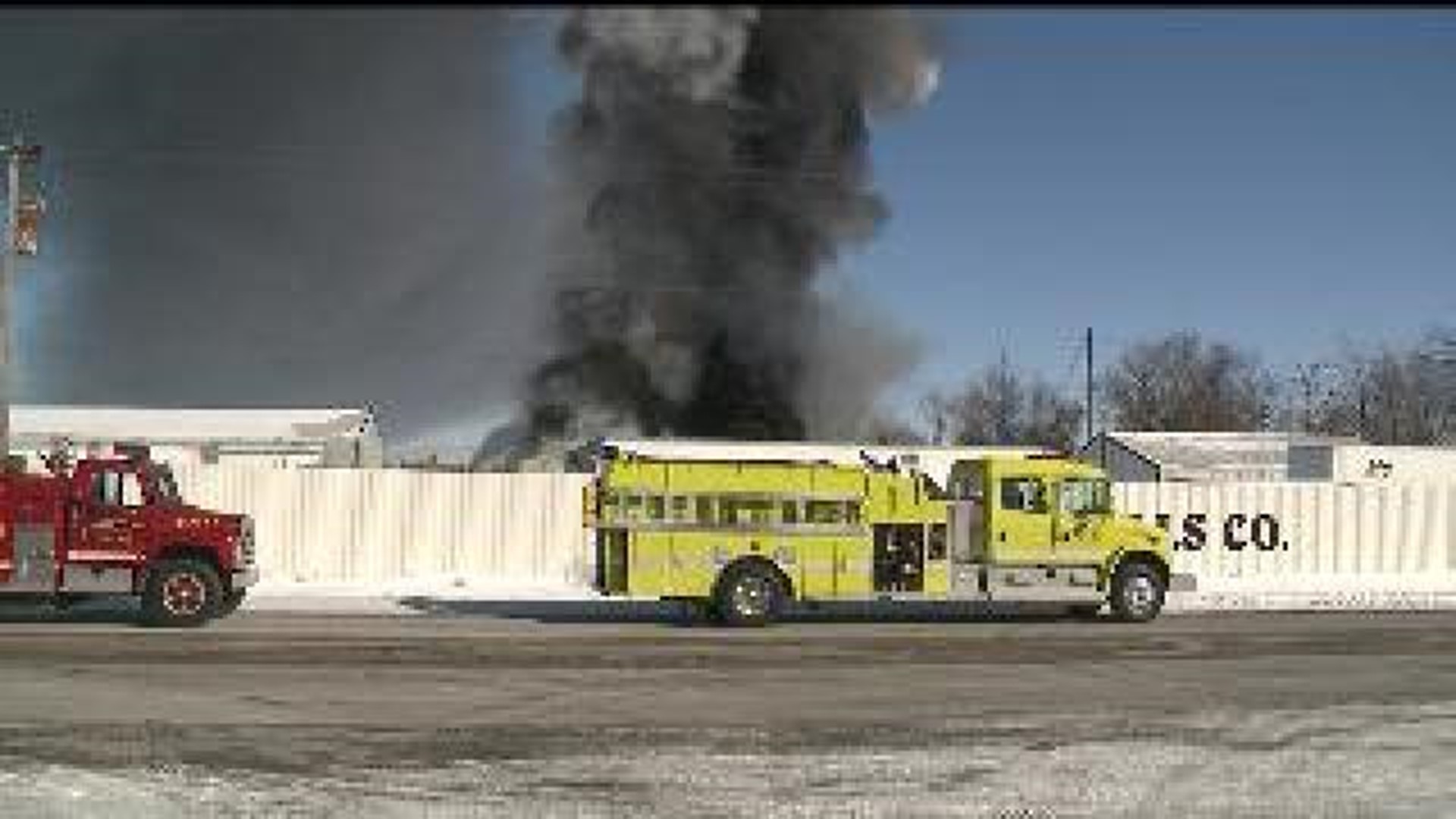 Smoke at Blue Grass plant could be seen for miles