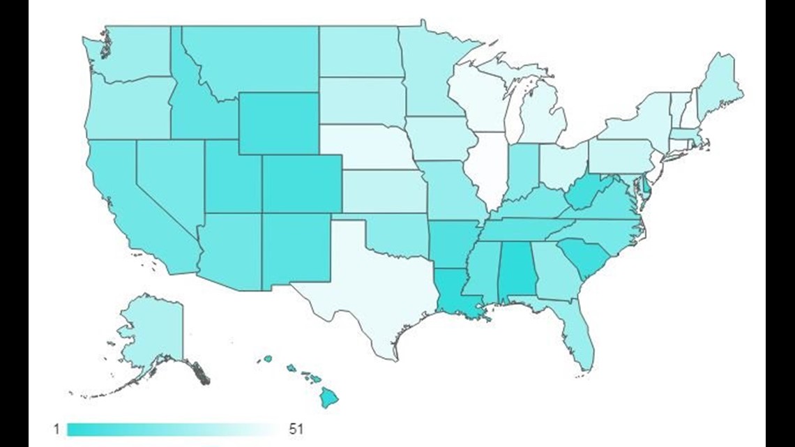 Average property tax rates in Illinois rank among highest in the