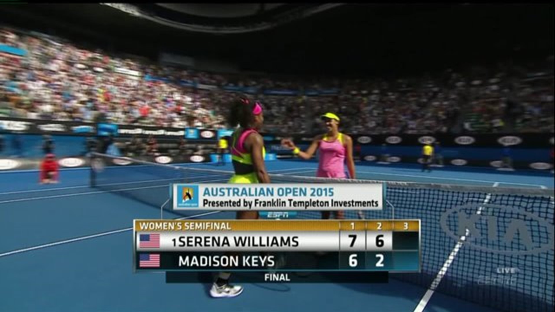 Serena Williams Beats Madison Keys