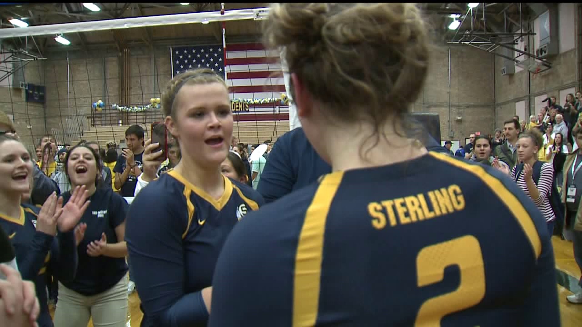 Sterling and Galena Volleyball punch ticket to State