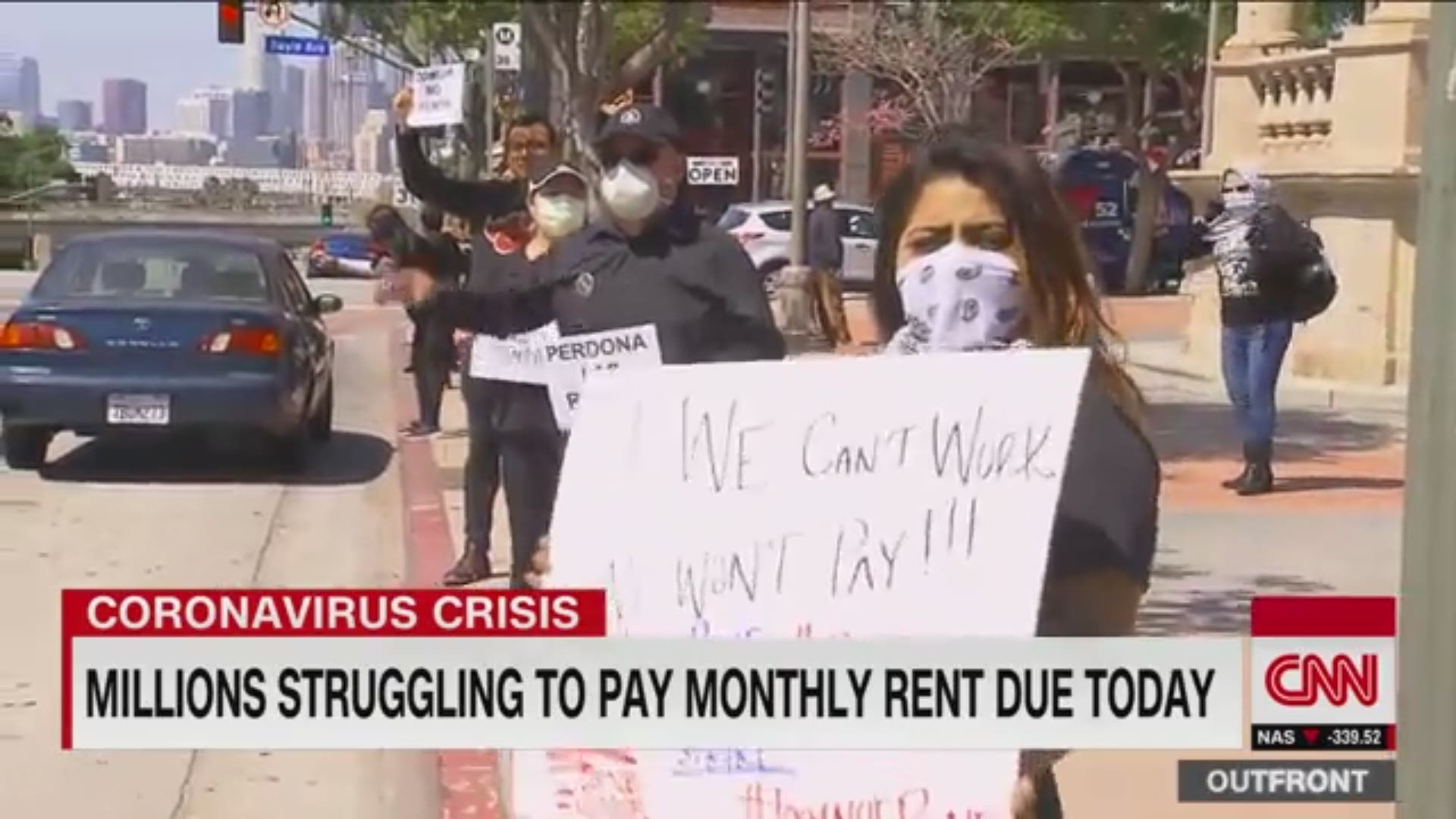 As April begins, millions across the US are struggling to pay monthly rent during the coronavirus pandemic.
