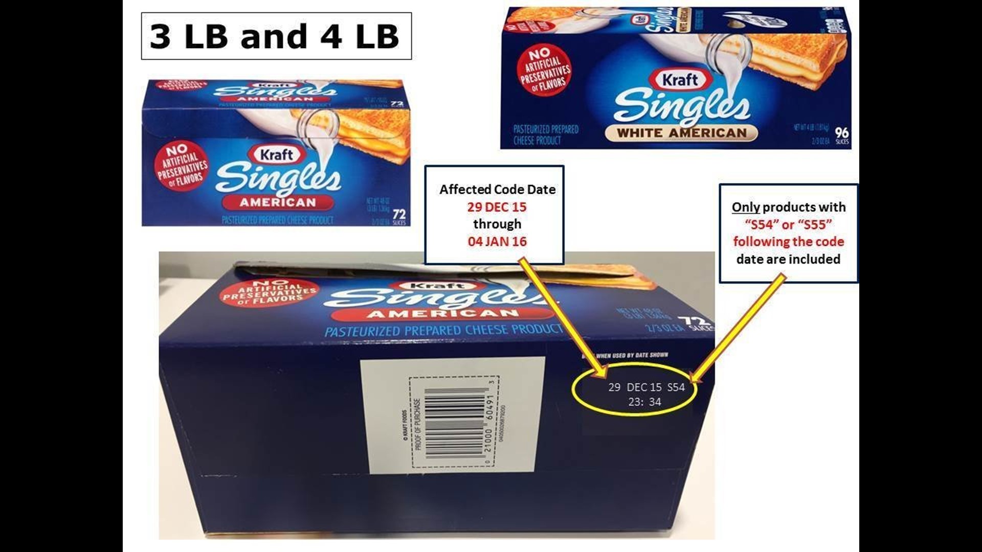 Kraft recalls 36,000 cases of cheese over possible choking hazard