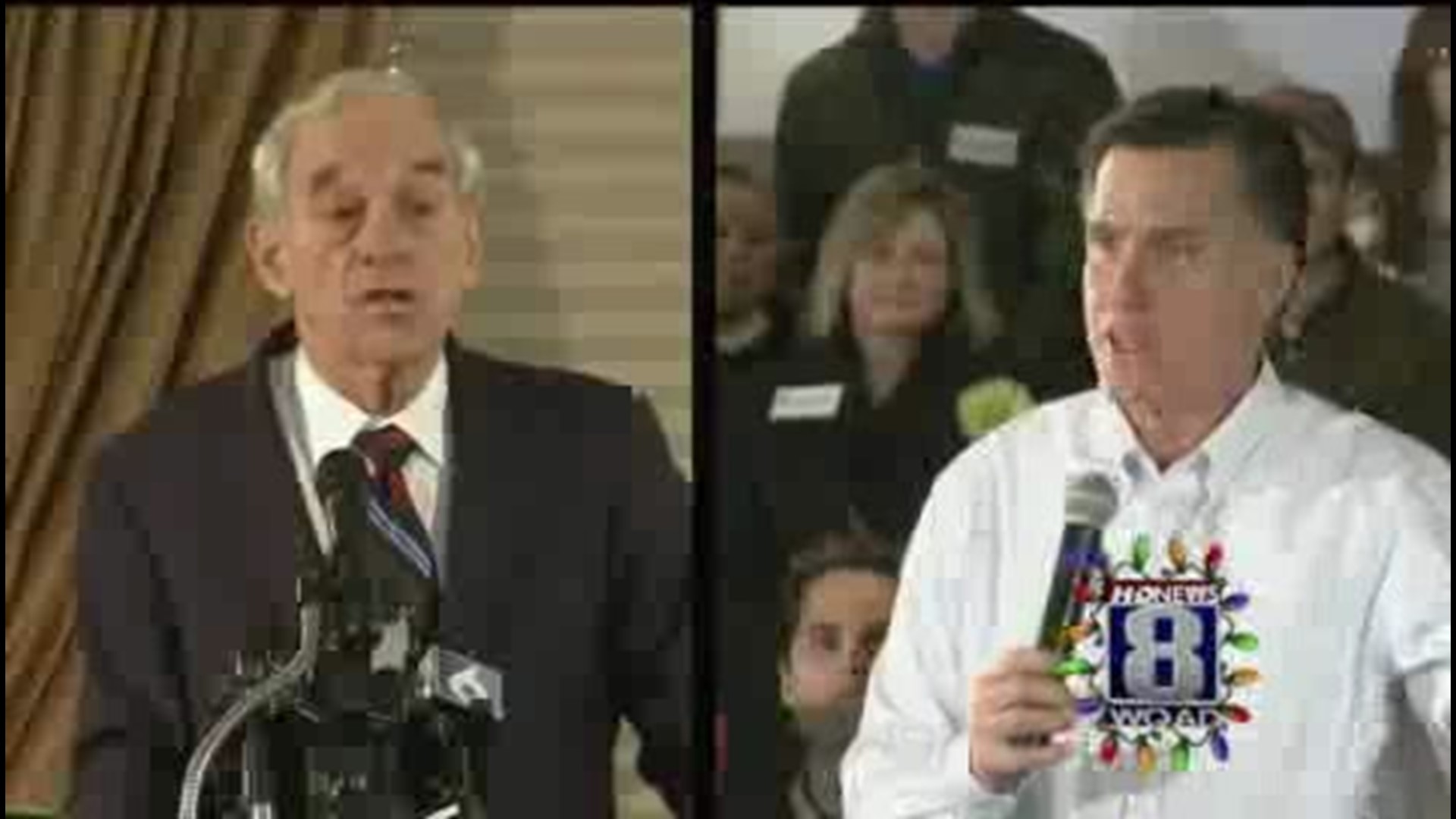 Candidates Romney and Paul make stops in Davenport