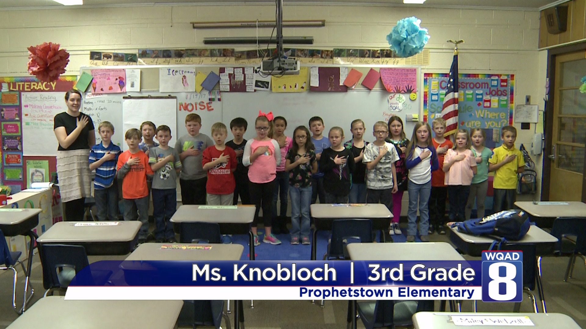 Pledge from Ms. Knobloch`s 3rd grade class