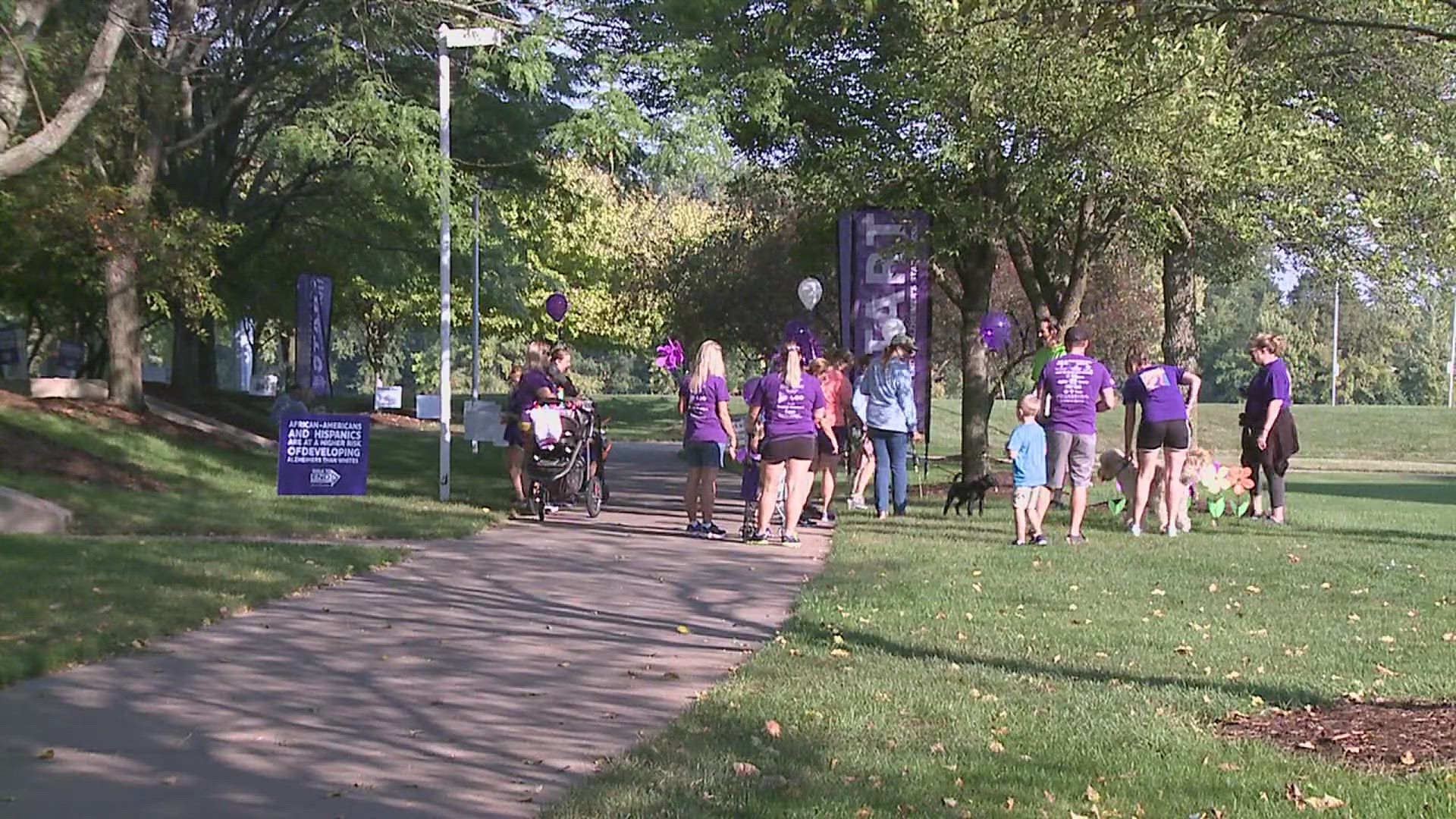 There's no fee to register for the two-mile walk, but organizers encourage participants to raise money for the event.