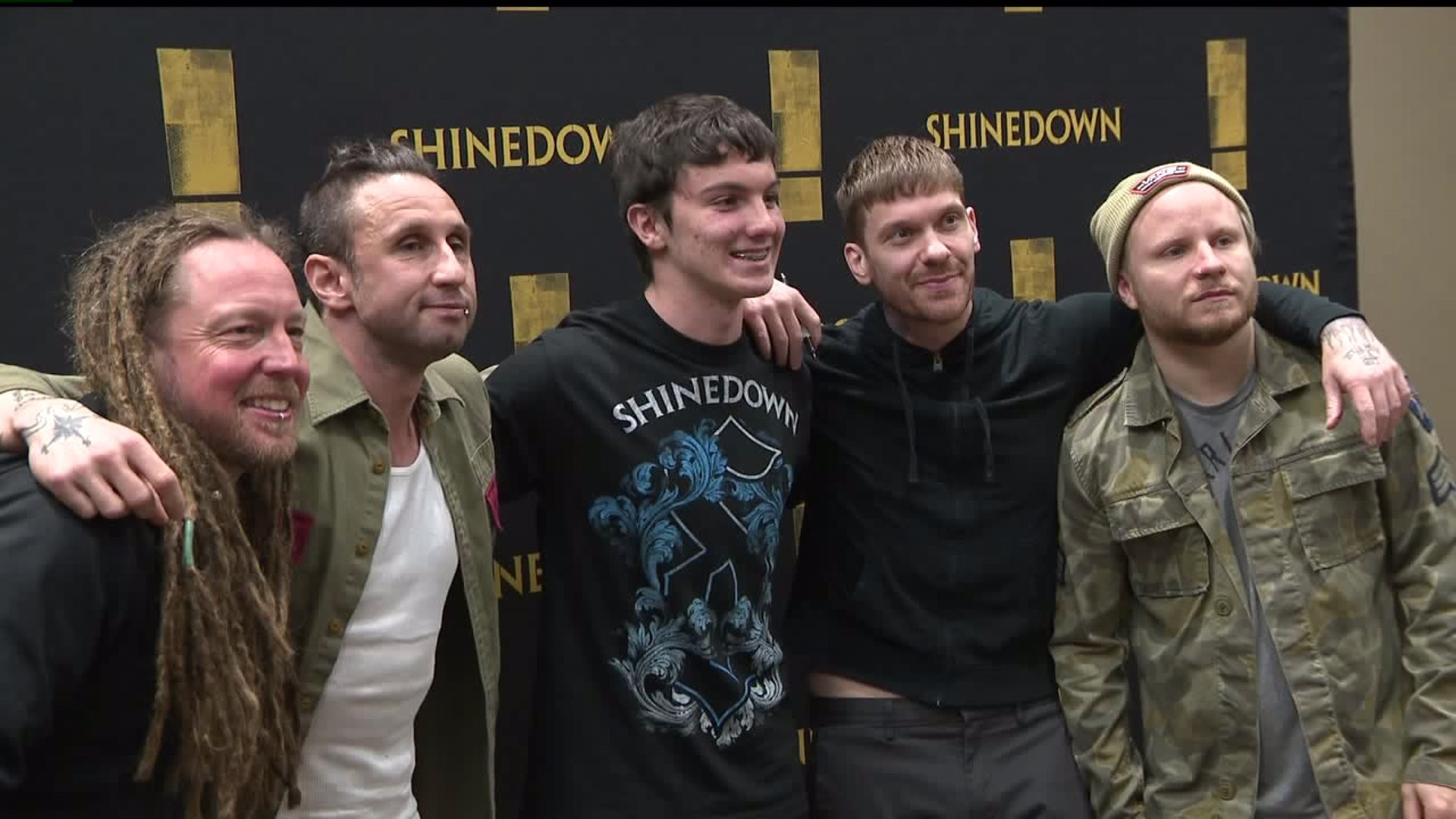 Rock band Shinedown hangs out with QC Rock Academy kids