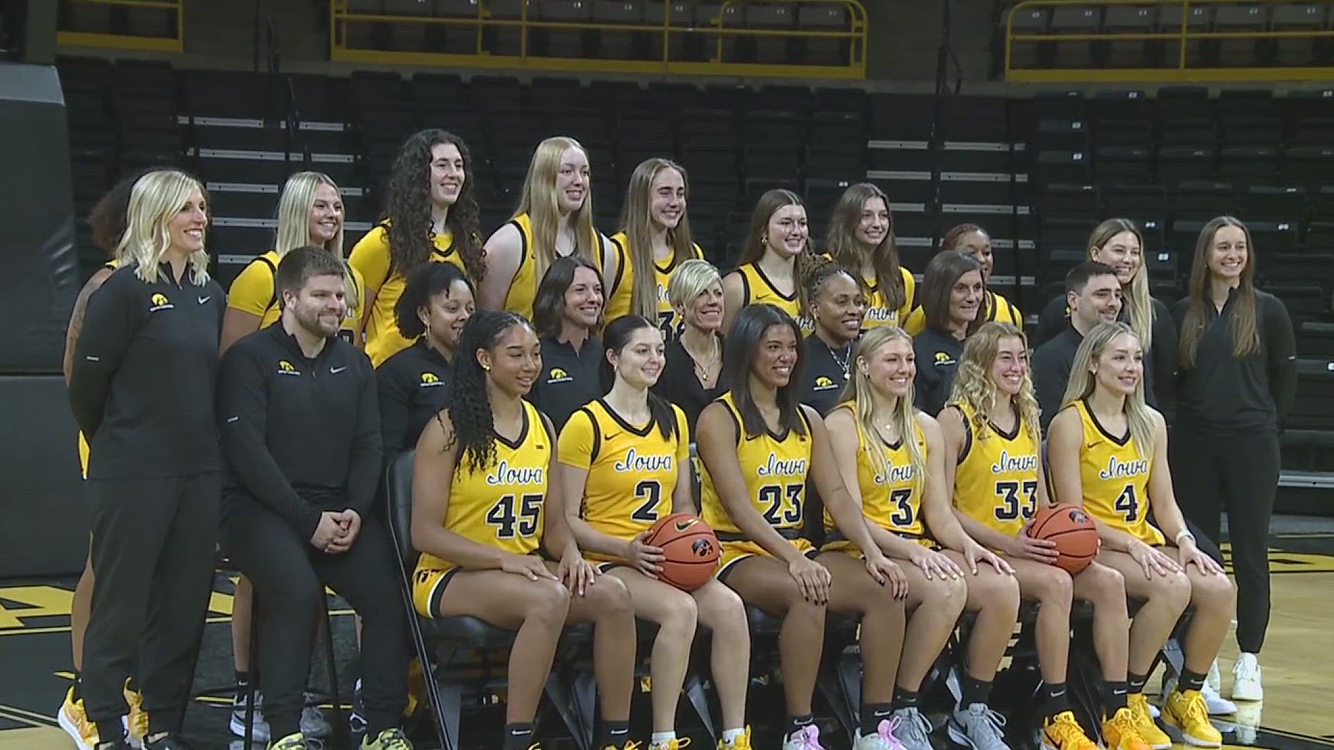 News 8 Sports' Jenna Minor was in Iowa City on Thursday for the team's media day.