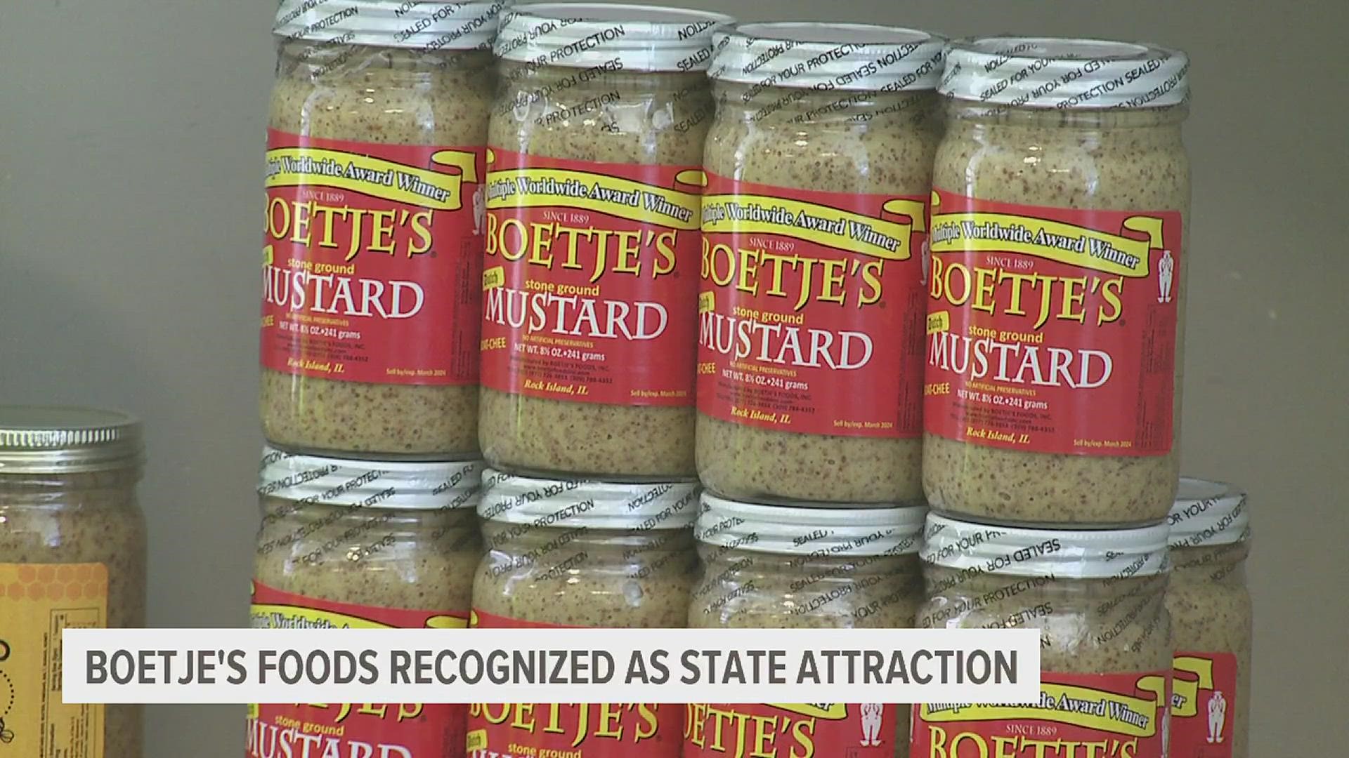 Boetje's and its famous mustard were inducted into the Illinois-Made program, which highlights small businesses as visitor attractions.