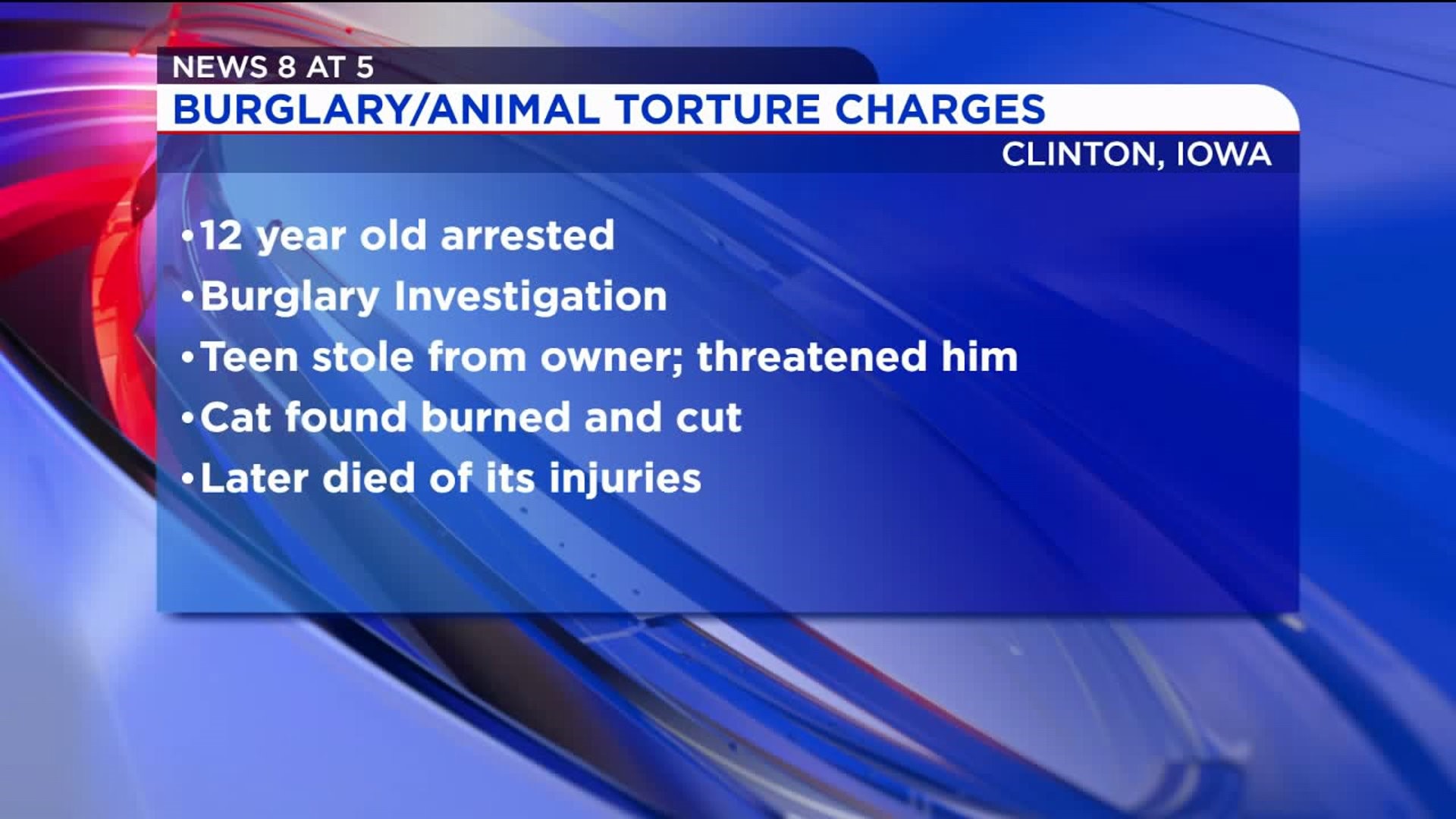 12-year-old facing charges in Clinton