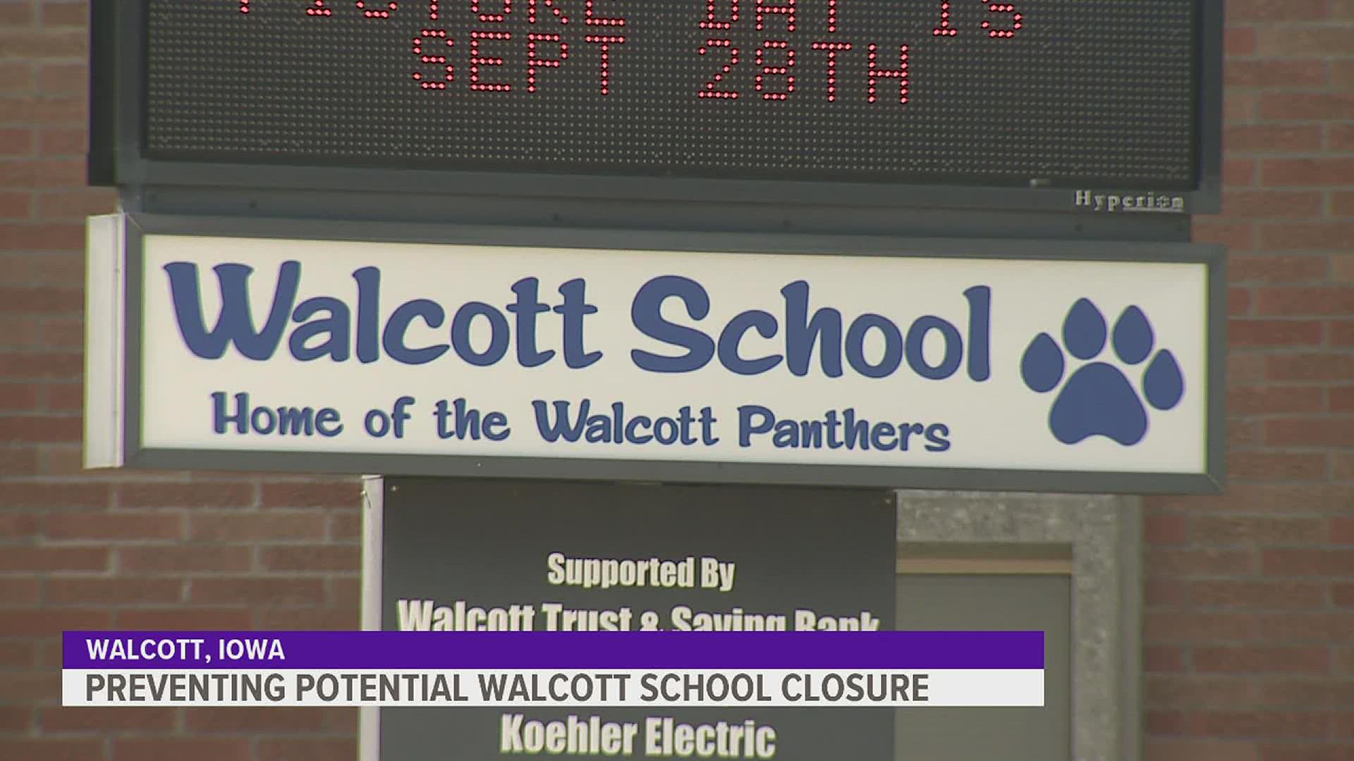 Davenport Community School District is considering closing Walcott Elementary and making it a Jr High School