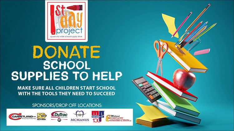 The First Day Project needs your help collecting school supplies | wqad.com