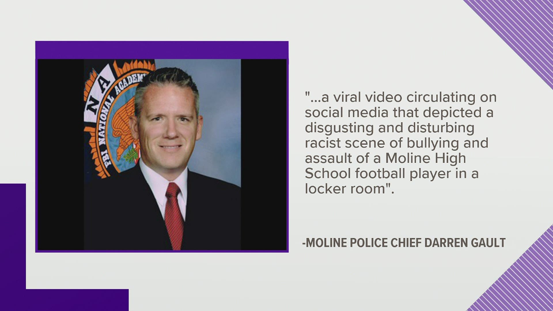Police say they've met with the student who was the victim in the "racist" video.