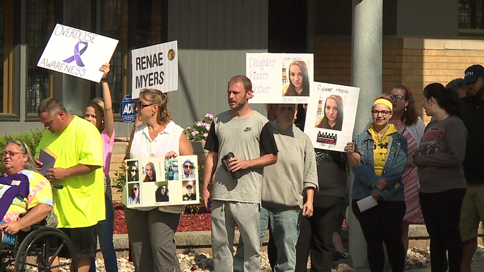 Families of drug overdose victims walk to raise awareness