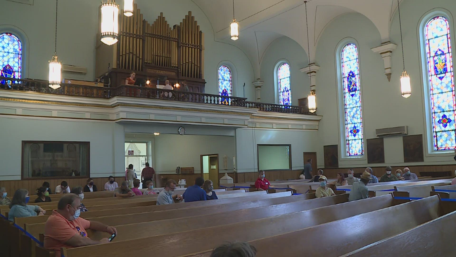 St. Mary's Catholic Church says goodbye to historic organ