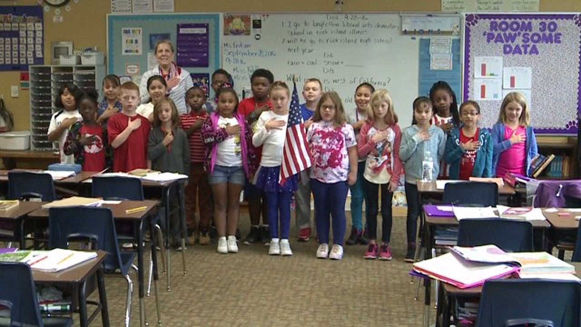 The Pledge from Mrs. Erikson`s class at Longfellow Liberal Arts School