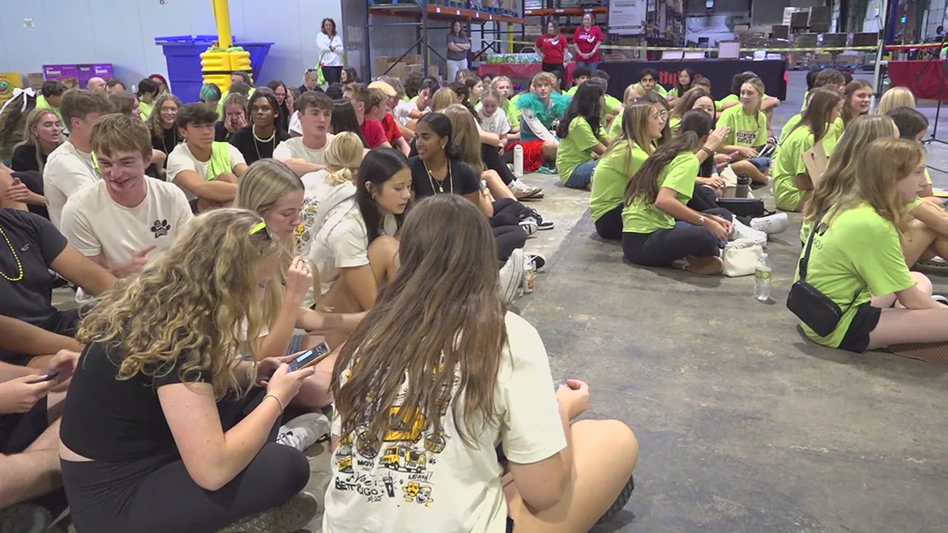 Students from across the region came together Monday night for the drive's kick-off event.