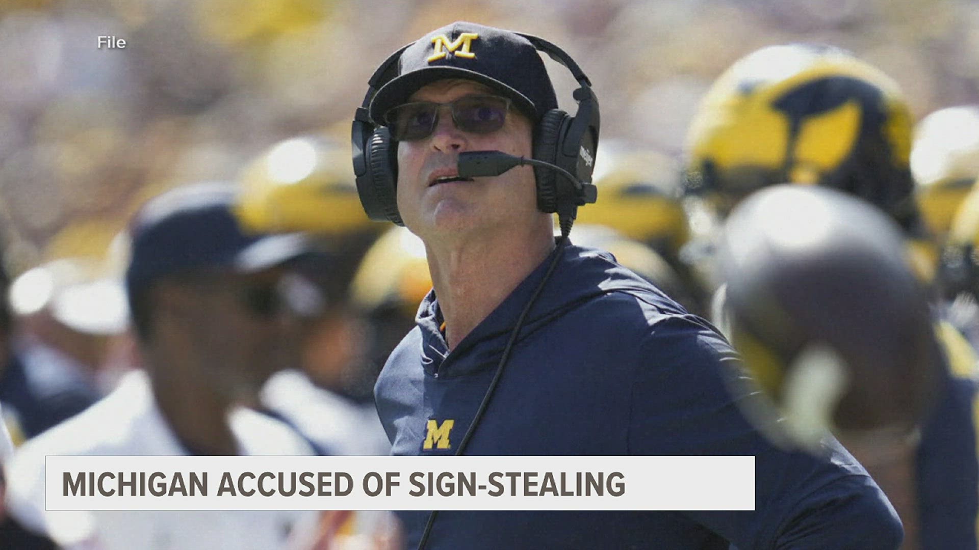 University of Michigan football team accused of cheating