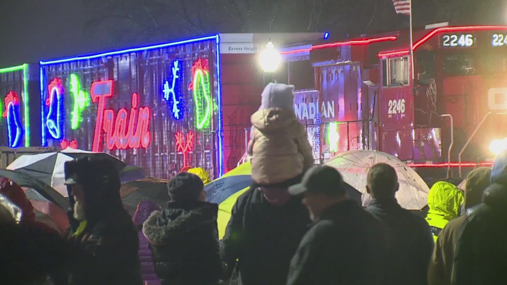 CPKC Holiday Train stops in Davenport | wqad.com